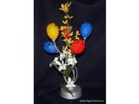 Velikonoční dekorace -  svítidlo „ Veselá vajíčka“