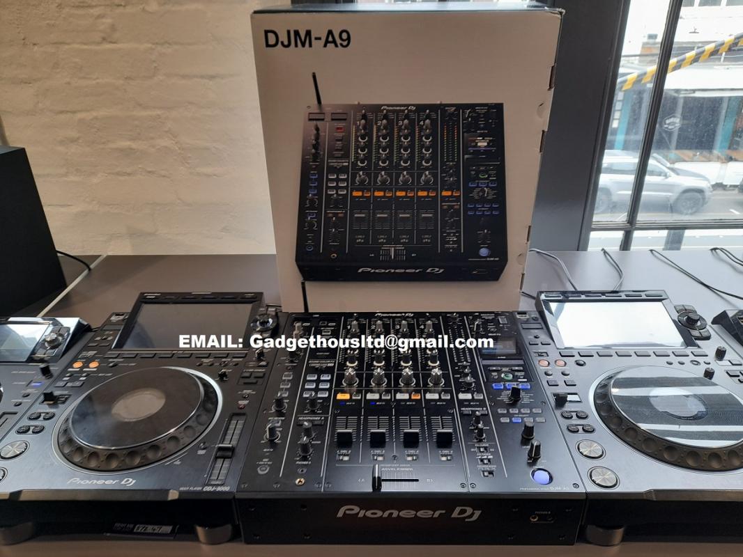 Pioneer DJM-A9 DJ Mixer, Pioneer CDJ-3000, DJM-900NXS2