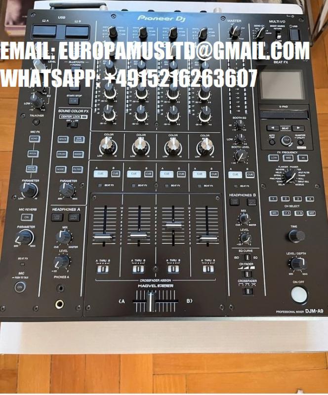 Nové Pioneer DJM-A9 DJ Mixer, Pioneer CDJ-2000NXS2, Pioneer 