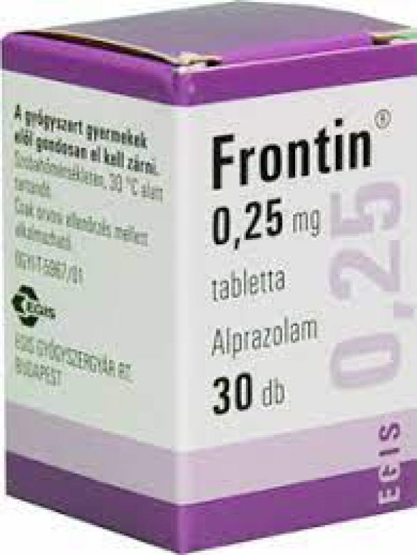Frontin, Neurol, Lexaurin, Rivotril, Hypnogen, Xanax, Stilno